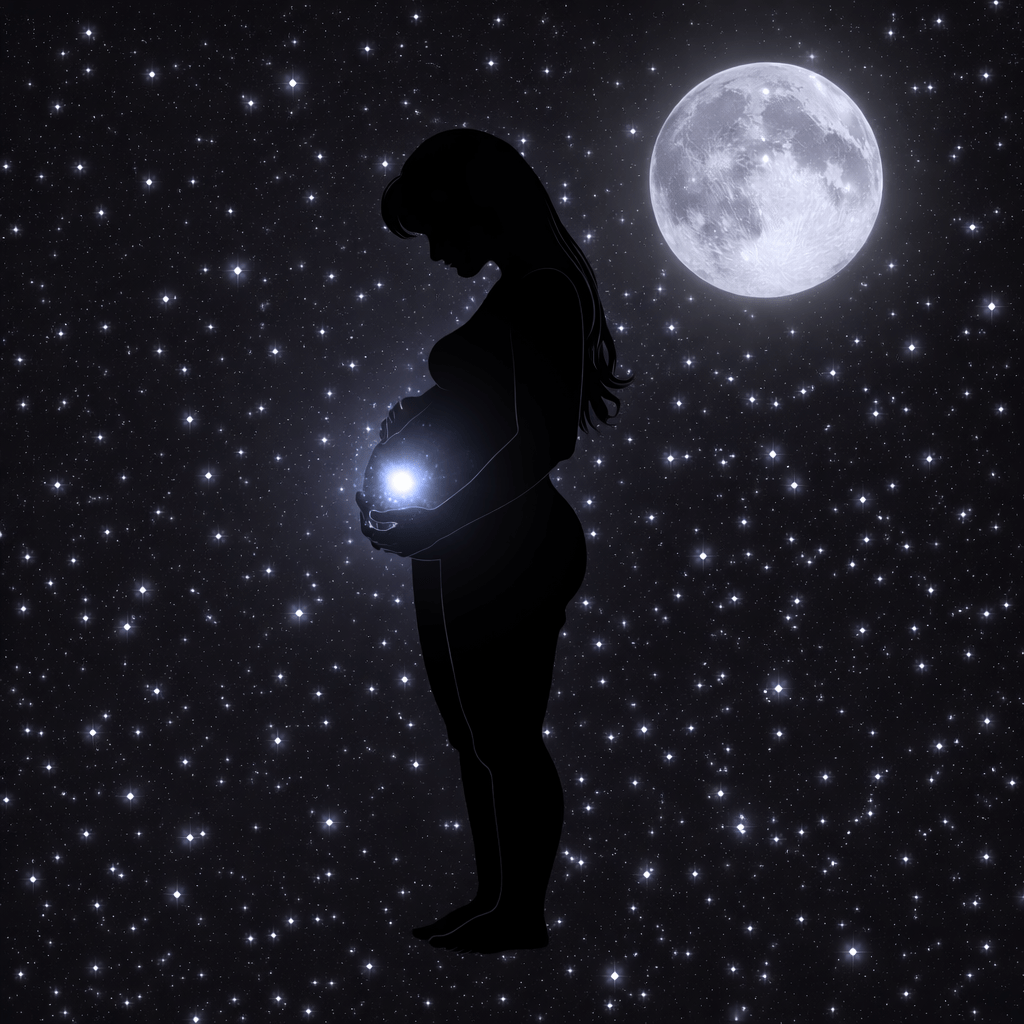 Let female hair fall naturally downward